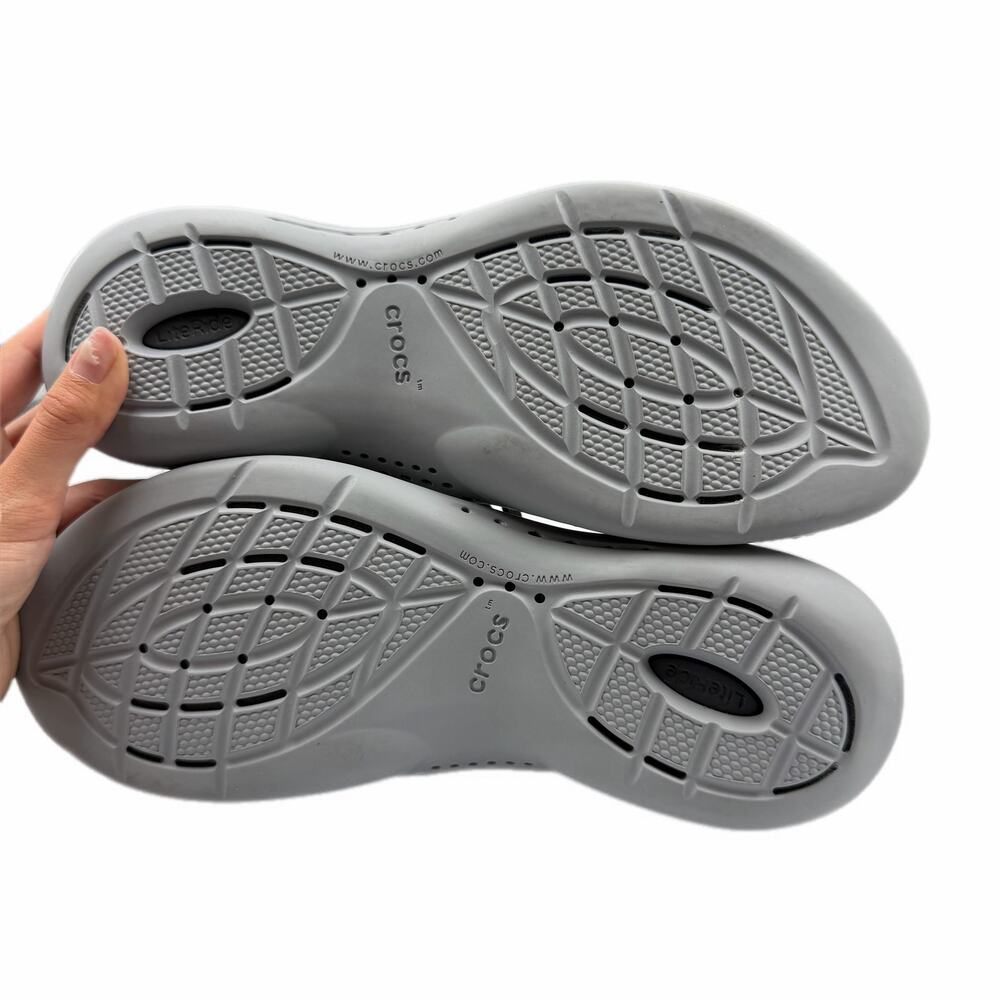 Crocs NEW Women LiteRide 360 Pacer Black Lace Up Breathable Waterproof Sneakers - Picture 8 of 9